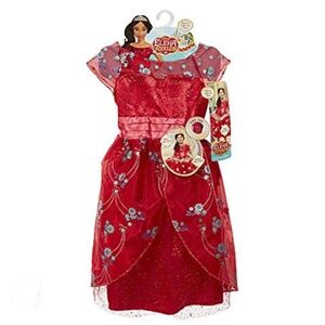 Dress up like the Crown Princess with Elena of Avalor Royal Ball Gown Lights up